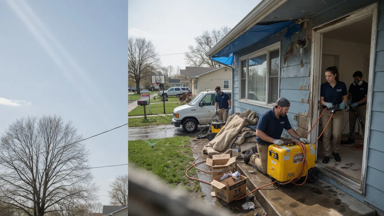 Basement Flood Cleanup in Winterset, IA near me